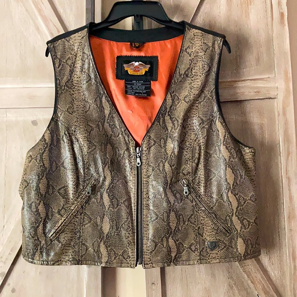 HARLEY DAVIDSON LEATHER VEST